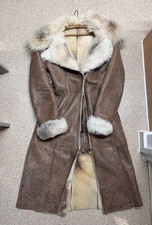 Hooded genuine Sheepskin