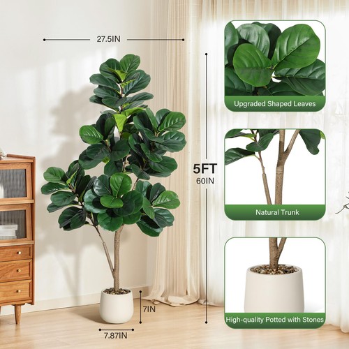 Artificial fiddle leaf fig - artificial,