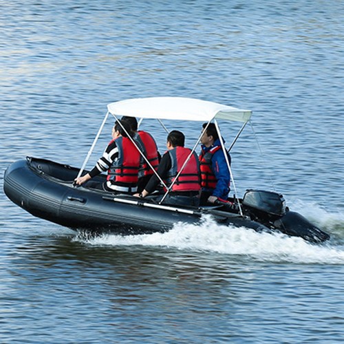 Folding fishing boat - boat, shade