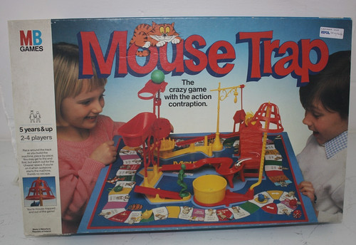 Vintage mouse trap - vintage, board