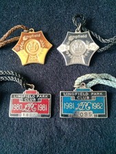 Lingfield Racing Badges Collection 1978-1982 Four In Total