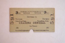 Railway Ticket BR Devizes to