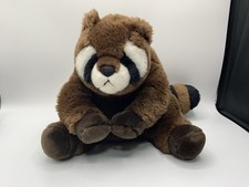 Brown Raccoon Plush Soft Toy Figure Aurora Vintage Collection Animal Collectable