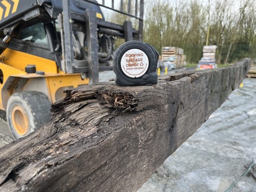 Fine reclaimed oak beams - reclaimed,
