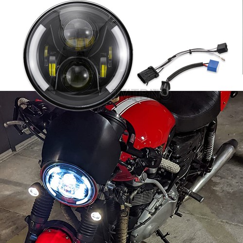 Led round headlight drl - 7",