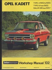 OPEL KADETT A,B,1.0,1.1 RALLYE