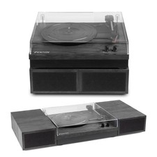 Fenton RP165B Record Player With Speakers - Bluetooth Turntable, Retro Design