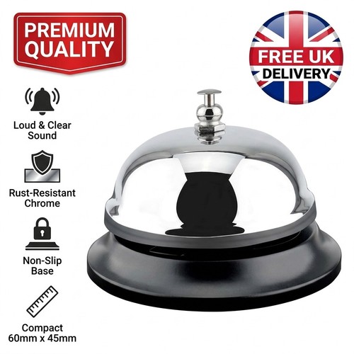 Desk bell loud clear call - clear,
