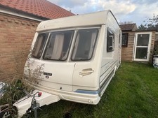 Luna LX 2000 462 2 Berth End Washroom Caravan with E-move Motor Mover