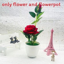 Fake Rose Bonsai Tree With
