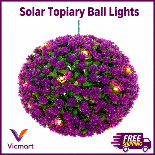 27cm solar topiary - solar,