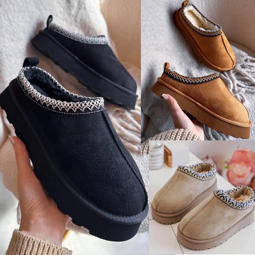 Ladies womens slip - on, warm