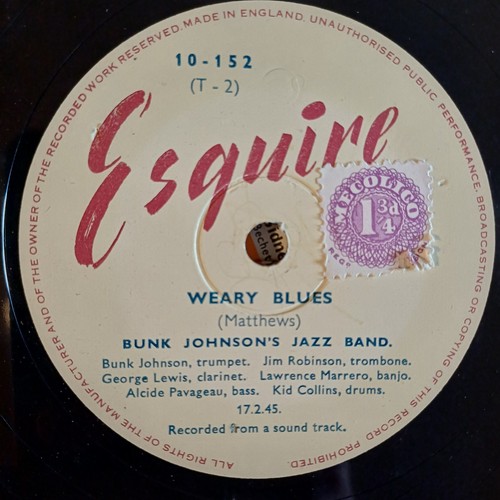 Bunk johnson weary blues - bunk,