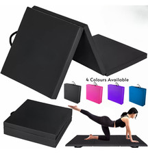 Tri folding mat exercise thick - folding,
