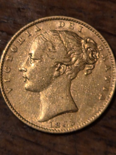 1863 gold victoria full - 1863,