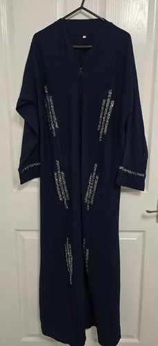 Woman blue abaya dress size - blue, abaya/dress,