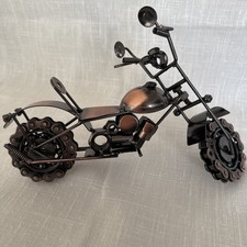 Handmade Metal Motorbike Model
