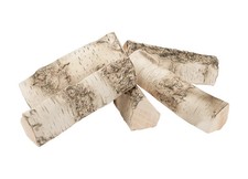 New Big Ceramic Logs birch