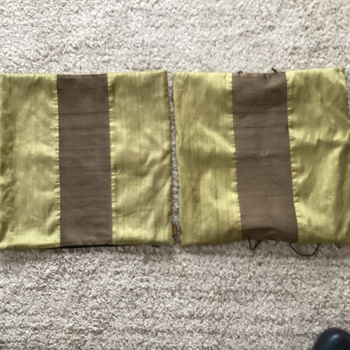 Pair thai silk cushion - pair,