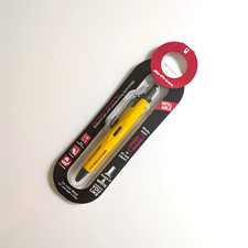 Tombow AIRPRESS Ballpoint Pen — YELLOW Body (0.7mm Black Pressurised Ink)