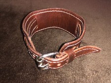 16 mm brown leather handmade