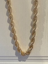 Mens Gold Filled 12mm X 70cm Rope Chain 210 Grams Huge