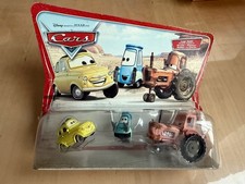 Disney Pixar CARS Diecast Luigi Guido Tractor 1st Edition Pack 1:55 Mattel 