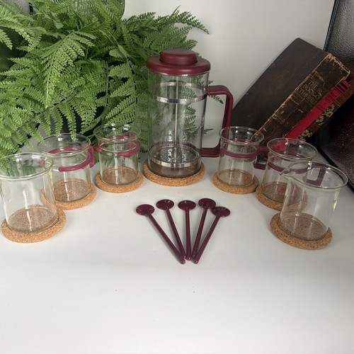 Bodum bistro set - bodum, cranberry