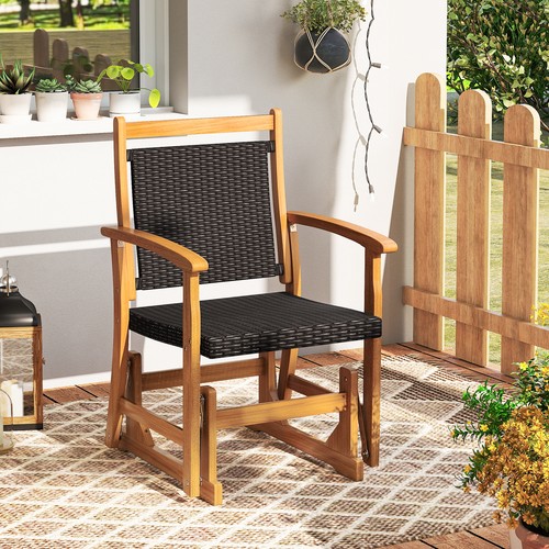 Outdoor wooden glider - wooden,