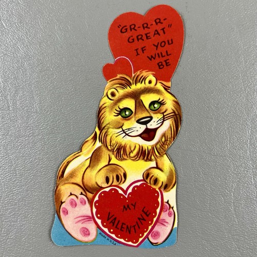 Vintage valentine card die - vintage, cut