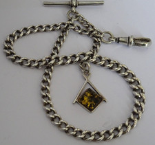 Antique solid silver pocket