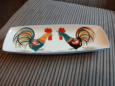 Nuova Ceramica Vicenza Hen And Rooster Serving Dish