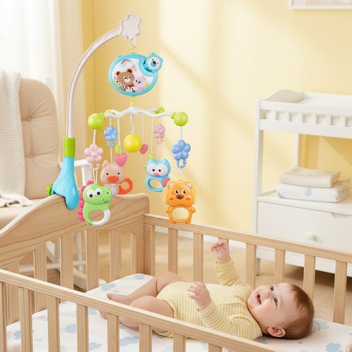 Baby musical crib bed - bed, bell