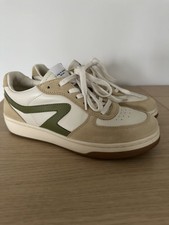 RAG & BONE Retro Court LowTop Leather Trainers Frost Nubuck UK size 4/37EUR