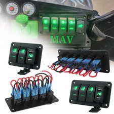 2/3/4/5 Gang Green LED Light