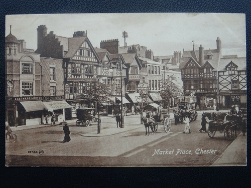 Cheshire chester market place - chester,