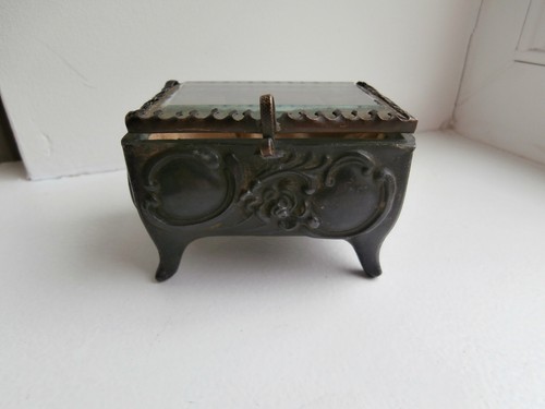 Antique art nouveau metal - art,