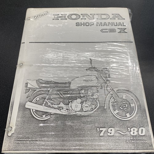 Honda 1979 cbx - shop, manual