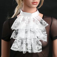 Lace jabot victorian - uk,