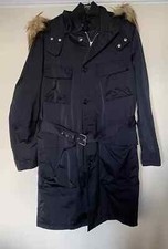 Zara Man Navy Hooded Nylon