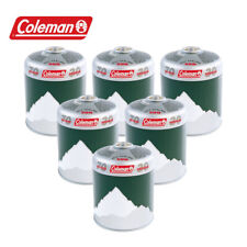 Coleman C500 Value 6 Pack - Screw On Gas Cartridges Camping Gas Canisters EN417