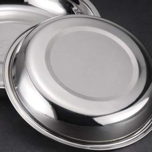 Metal dinner plates - (16cm)metal,