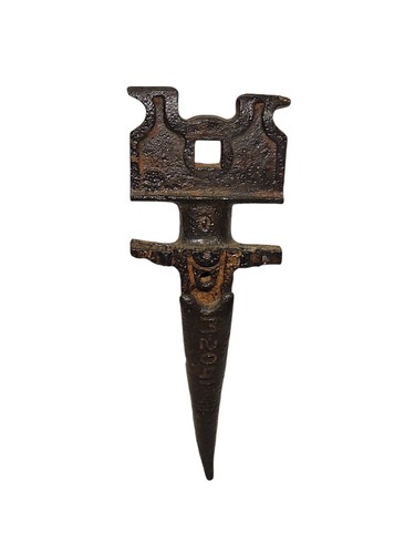 Vintage cast iron sickle - cast,