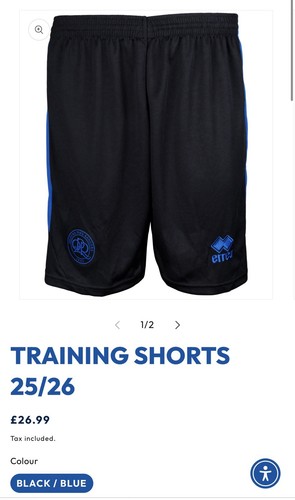 Qpr training shorts - 25/26,