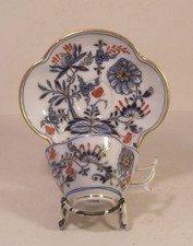 Meissen Imari Quatrefoil Cup And Saucer