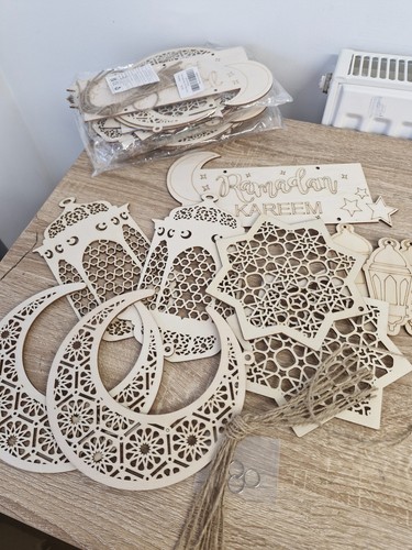 Wooden ramadan kareem - wooden,