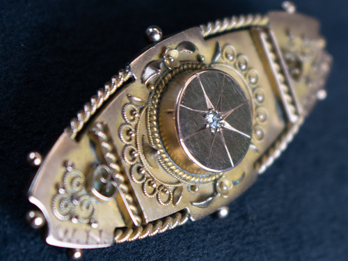 Antique 1903 chester 9ct gold - antique,