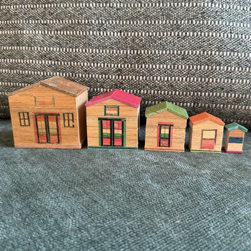 Vintage rare set wooden - vintage,