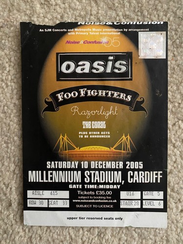Oasis 12 2005 millennium - oasis,