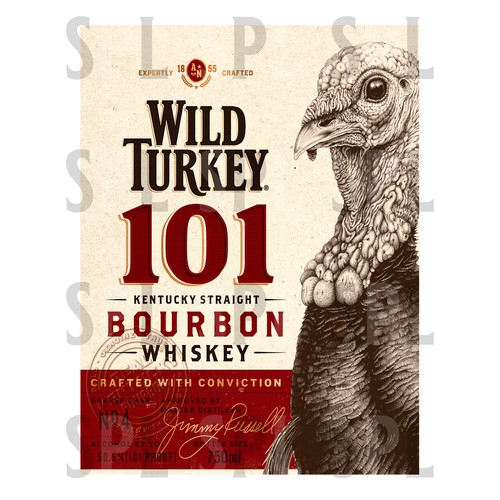 Wild turkey bourbon - turkey,